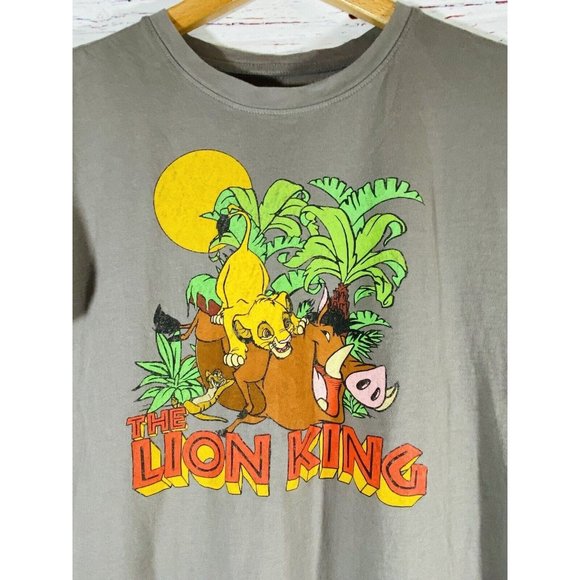Disney Lion King Tropical Forest Fun T-shirt Mens Large Timon Pumbaa Pride Movie - Picture 6 of 10